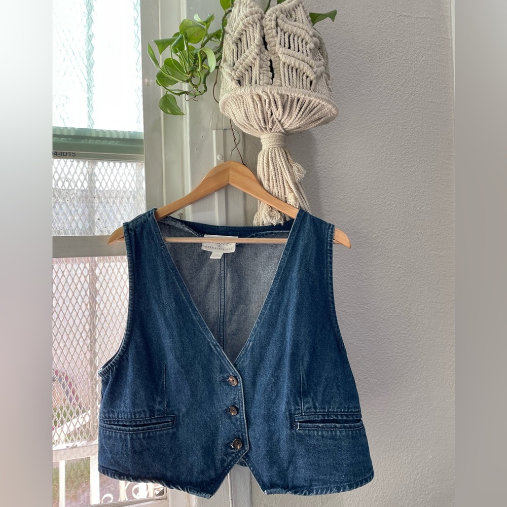 Anthropologie Denim Vest (Mare Mare)